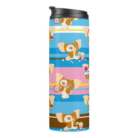 Gizmo | Cute Comic Pattern Thermosbeker (Geroteerd rechts)