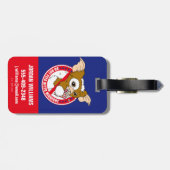 Gizmo | Diervoeders na middernacht Bagagelabel (Achterkant horizontaal)