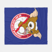 Gizmo | Diervoeders na middernacht Fleece Deken (Voorkant (Horizontaal))