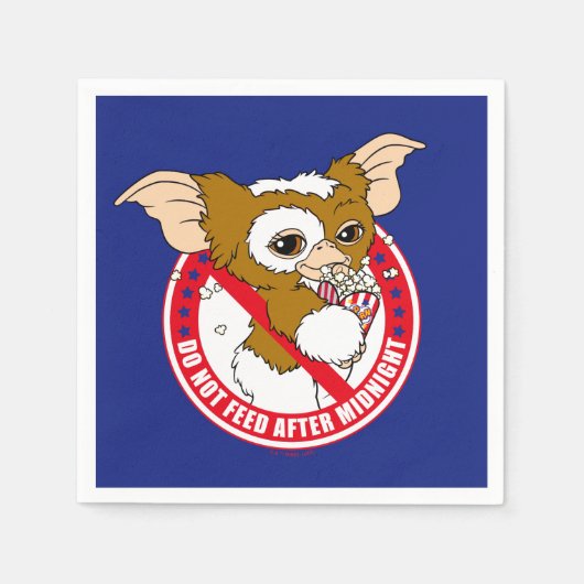 Gizmo | Diervoeders na middernacht Servet (Voorkant)