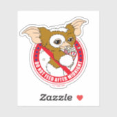 Gizmo | Diervoeders na middernacht Sticker (Vel)