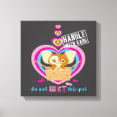 Gizmo | Dit pakket niet nat Canvas Afdruk (Voorkant)