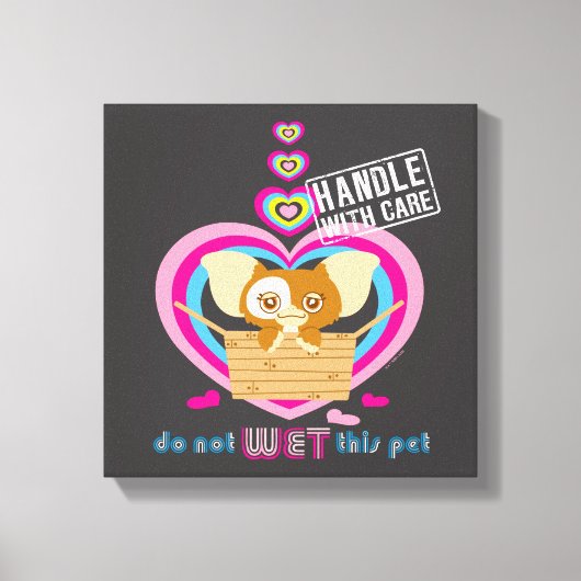 Gizmo | Dit pakket niet nat Canvas Afdruk (Voorkant)