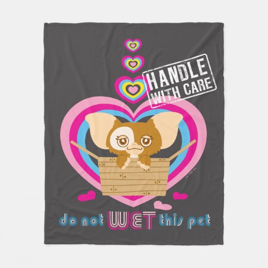 Gizmo | Dit pakket niet nat Fleece Deken (Voorkant)