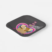 Gizmo | Dit pakket niet nat Papieren Bordje (Gebogen)