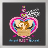 Gizmo | Dit pakket niet nat Poster (Voorkant)