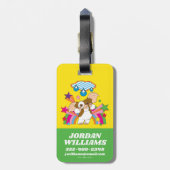 Gizmo | Dromen van regendruppels Bagagelabel (Achterkant verticaal)