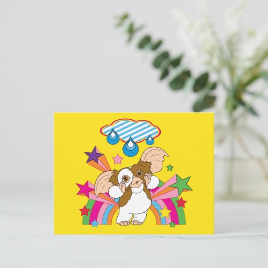 Gizmo | Dromen van regendruppels Briefkaart (Staand voorkant)