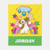 Gizmo | Dromen van regendruppels | Jouw namen toev Fleece Deken (Voorkant)