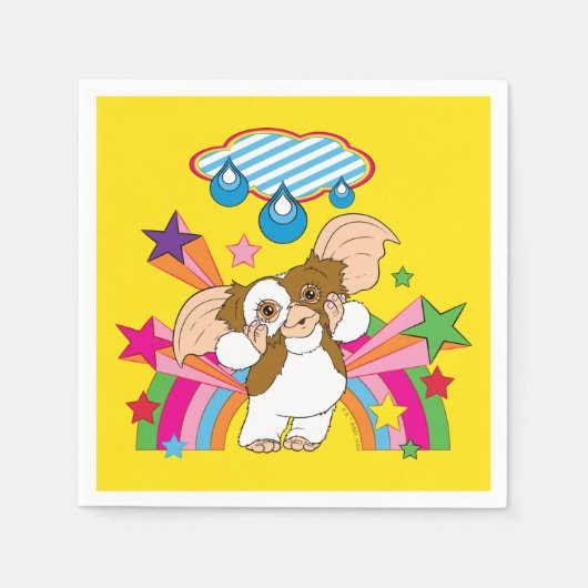 Gizmo | Dromen van regendruppels Servet (Voorkant)