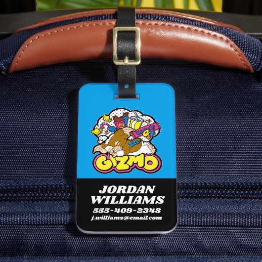 Gizmo | Dromen van zoet Bagagelabel (Voorkant Insitu 2)