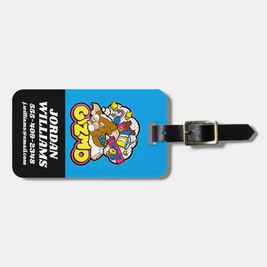 Gizmo | Dromen van zoet Bagagelabel (Voorkant horizontaal)