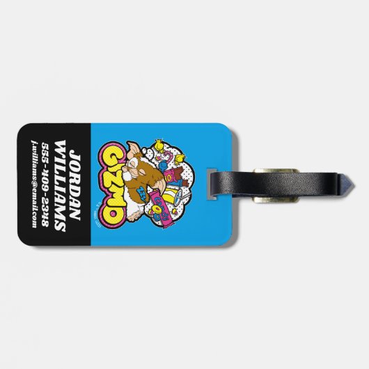 Gizmo | Dromen van zoet Bagagelabel (Achterkant horizontaal)