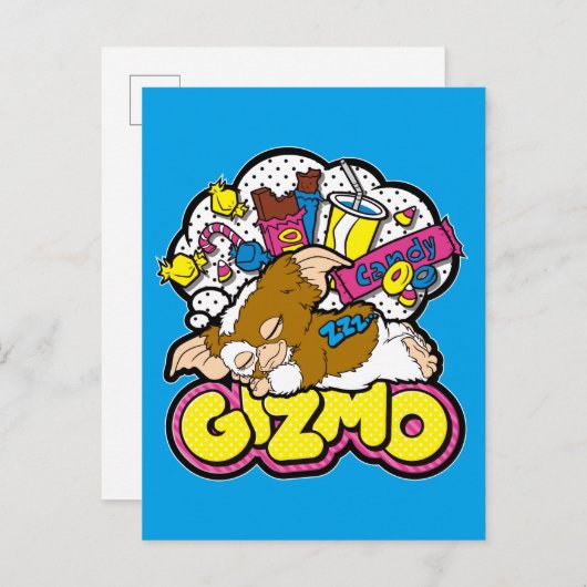 Gizmo | Dromen van zoet Briefkaart (Voorkant / Achterkant)