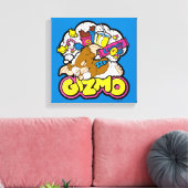 Gizmo | Dromen van zoet Canvas Afdruk (Insitu (Woonkamer))