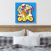 Gizmo | Dromen van zoet Canvas Afdruk (Insitu (Slaapkamer))