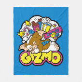 Gizmo | Dromen van zoet Fleece Deken (Voorkant)