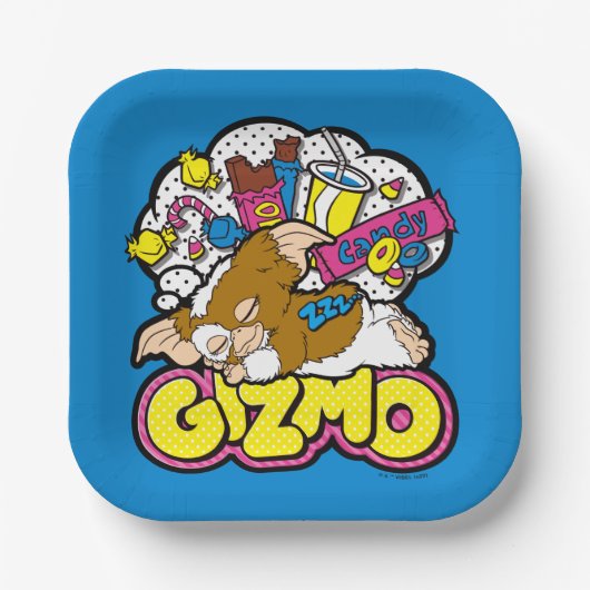 Gizmo | Dromen van zoet Papieren Bordje (Voorkant)