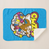 Gizmo | Dromen van zoet Sherpa Deken (Voorkant (horizontaal))