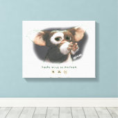 Gizmo Er Zal Chaos Uitbarsten Canvas Afdruk (Insitu (Houten vloer))