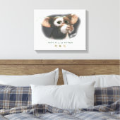 Gizmo Er Zal Chaos Uitbarsten Canvas Afdruk (Insitu (Slaapkamer))