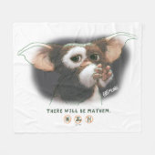 Gizmo Er Zal Chaos Uitbarsten Fleece Deken (Voorkant (Horizontaal))
