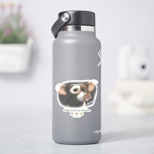 Gizmo Er Zal Chaos Uitbarsten Sticker (HydroFlask)