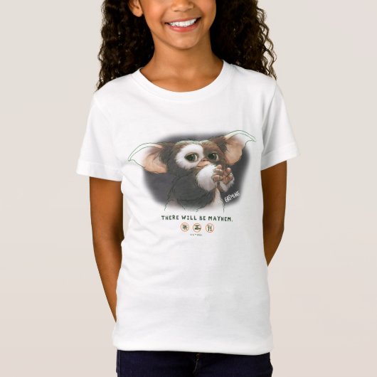 Gizmo Er Zal Chaos Uitbarsten T-shirt (Voorkant)