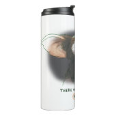 Gizmo Er Zal Chaos Uitbarsten Thermosbeker (Gedraaid links)