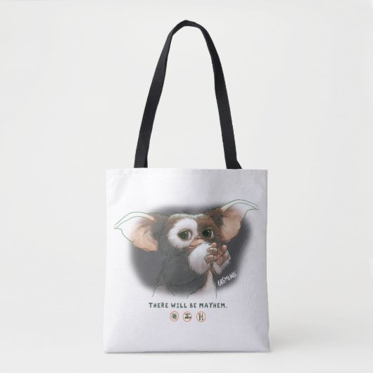 Gizmo Er Zal Chaos Uitbarsten Tote Bag (Voorkant)