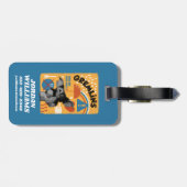 Gizmo | Er zijn drie regels Bagagelabel (Achterkant horizontaal)