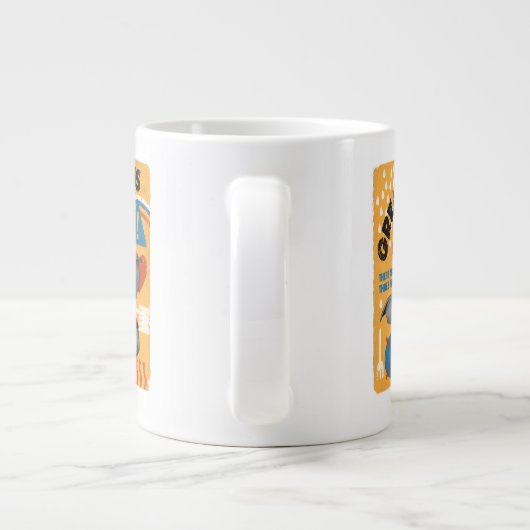 Gizmo | Er zijn drie regels Grote Koffiekop (Achterkant)