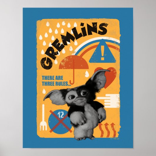Gizmo | Er zijn drie regels Poster (Voorkant)