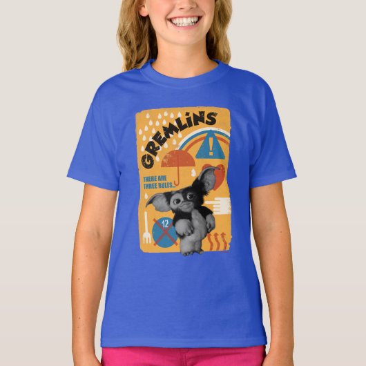 Gizmo | Er zijn drie regels T-shirt (Voorkant)