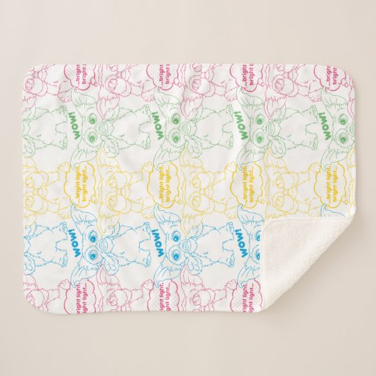 Gizmo | Fel fel! Fel fel! Sherpa Deken (Voorkant (horizontaal))