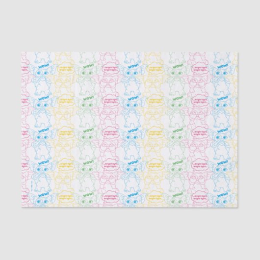 Gizmo | Fel fel licht! Fel licht! Tissuepapier (Voorkant)