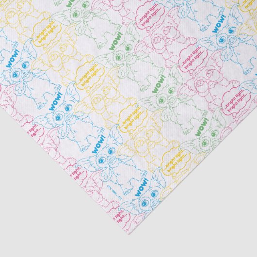 Gizmo | Fel fel licht! Fel licht! Tissuepapier (Detail)