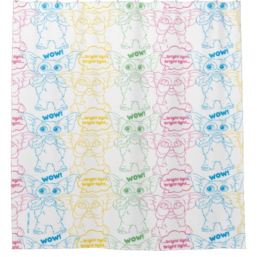 Gizmo | Helder licht! Helder licht! Douchegordijn (Voorkant)