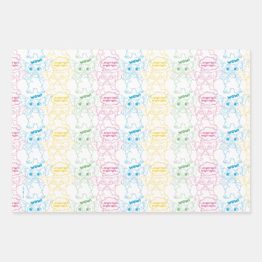 Gizmo | Helder licht! Helder licht! Inpakpapier Vel (Voorkant 2)