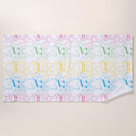 Gizmo | Helder licht! Helder licht! Strandlaken (Voorkant)