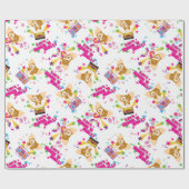 Gizmo | Laten we Rock'n Roll Pattern Cadeaupapier (Vlak)