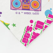 Gizmo | Laten we Rock'n Roll Pattern Fleece Deken (Hoek)