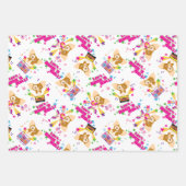 Gizmo | Laten we Rock'n Roll Pattern Inpakpapier Vel (Voorkant 3)