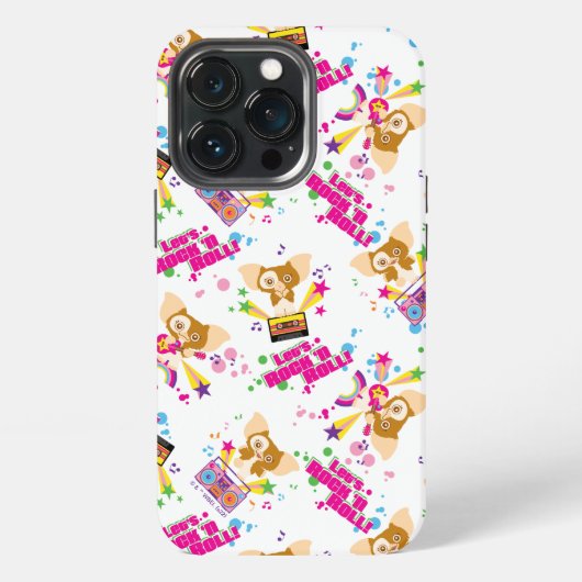 Gizmo | Laten we Rock'n Roll Pattern iPhone Hoesje (Achterkant)