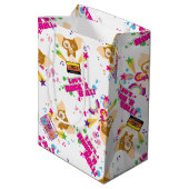 Gizmo | Laten we Rock'n Roll Pattern Medium Cadeauzakje (Achterkant Gekanteld)