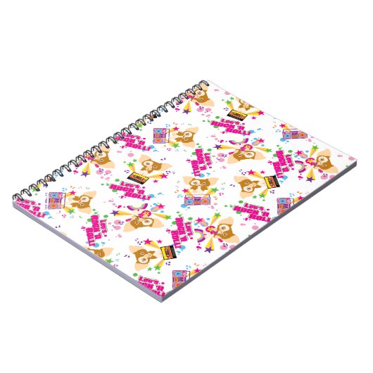 Gizmo | Laten we Rock'n Roll Pattern Notitieboek (Linkerzijde)