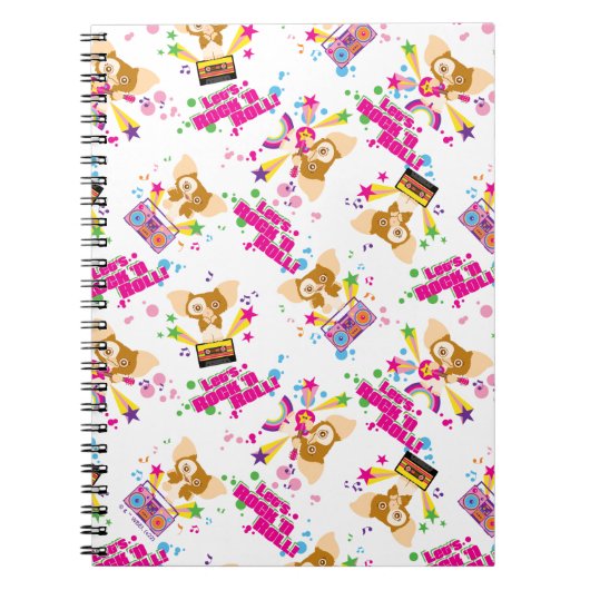 Gizmo | Laten we Rock'n Roll Pattern Notitieboek (Voorkant)