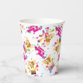 Gizmo | Laten we Rock'n Roll Pattern Papieren Bekers (Achterkant)