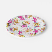 Gizmo | Laten we Rock'n Roll Pattern Papieren Bordje (Gekanteld)