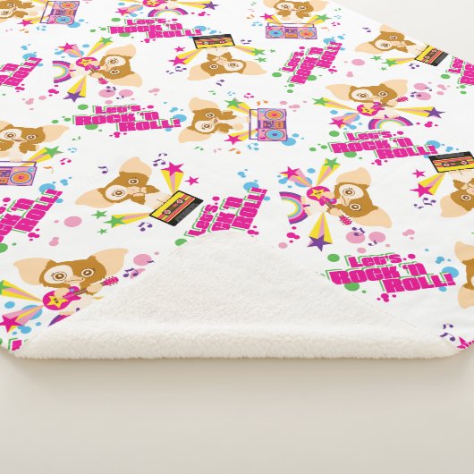 Gizmo | Laten we Rock'n Roll Pattern Sherpa Deken (3/4)